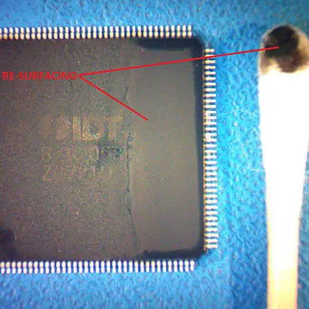 AS6081 detection revealed resistance to solvents