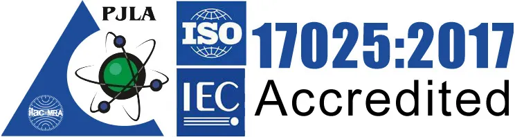 AAA Test Lab - Accredited and Certified ISO17025:2017 PJLA ILAC-MRA