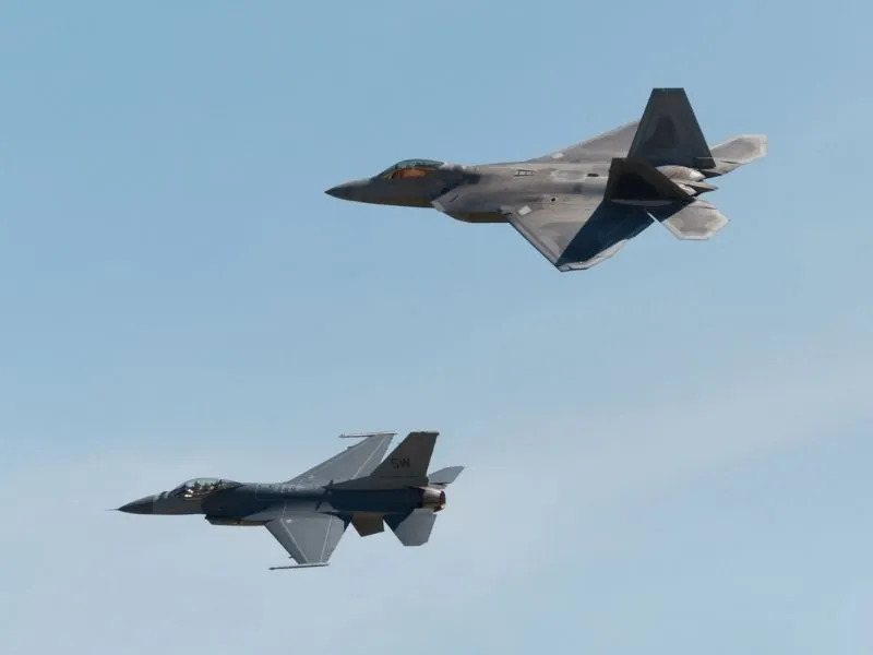 F-16 and F-22 aerospace and defense support