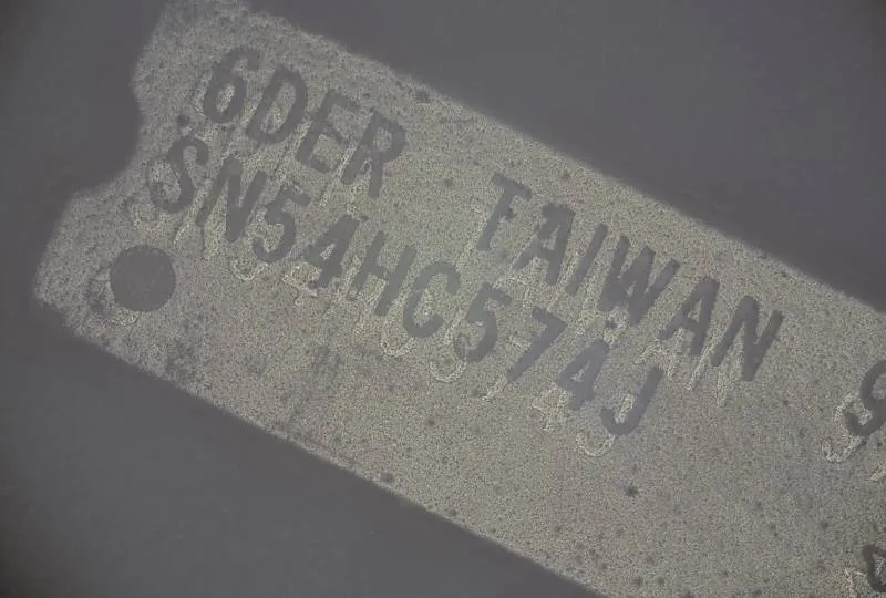 ghost markings on semiconductor found during counterfeit mitigation testing