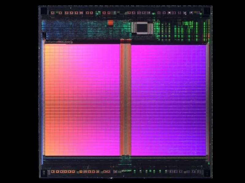 semiconductor dye under microscope for counterfeit mitigation, AS6081