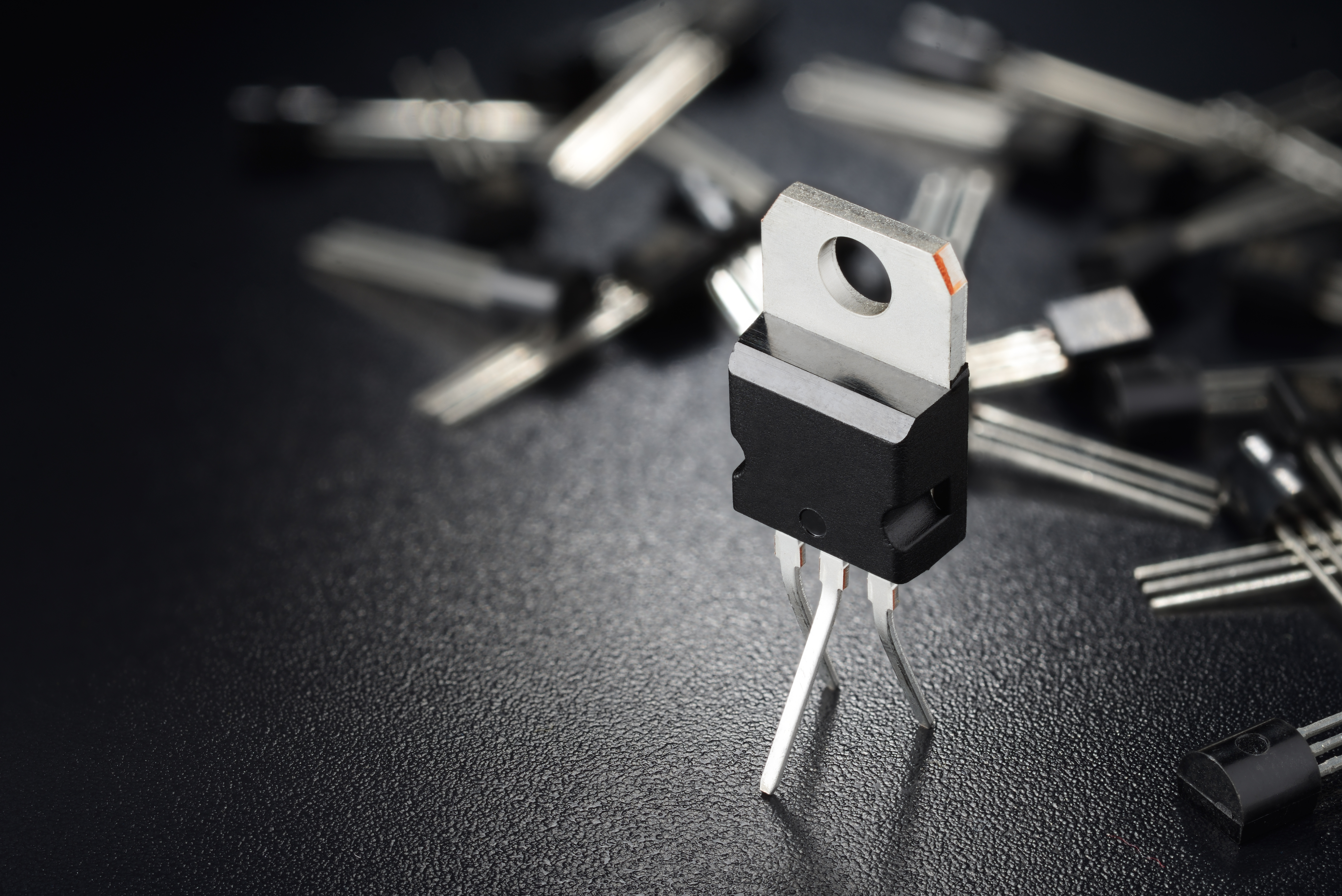 transistor, a discrete semiconductor often tested using MIL-STD-750 methodology