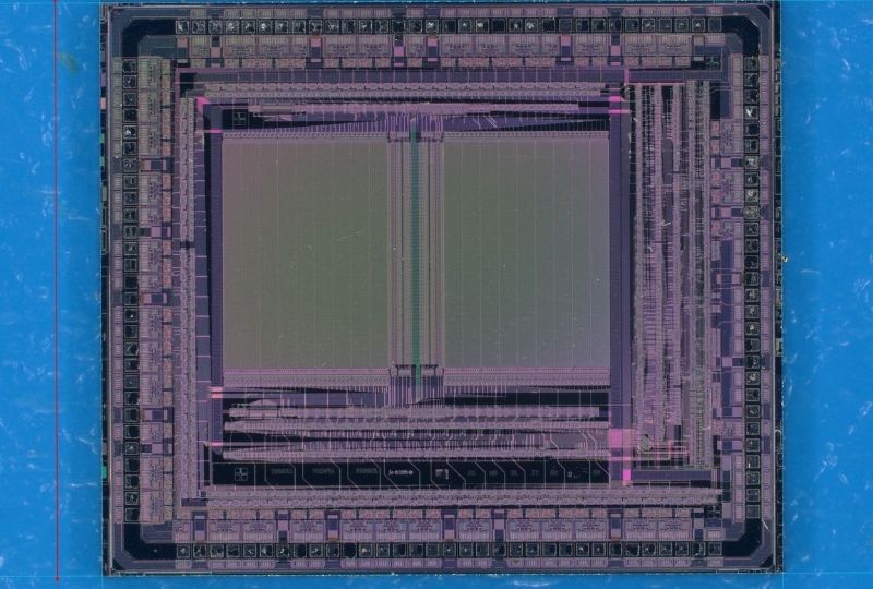 Semiconductor die shot during Qualification of PEMs as part of hi-reliability testing